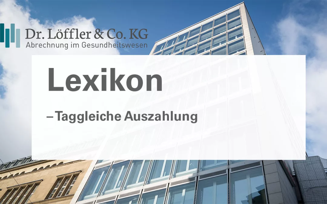 Taggleiche Auszahlung